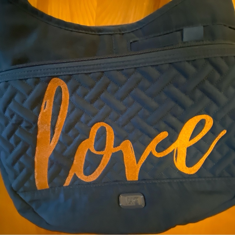 Lug Crossbody Bag with Geometric Quilted Design